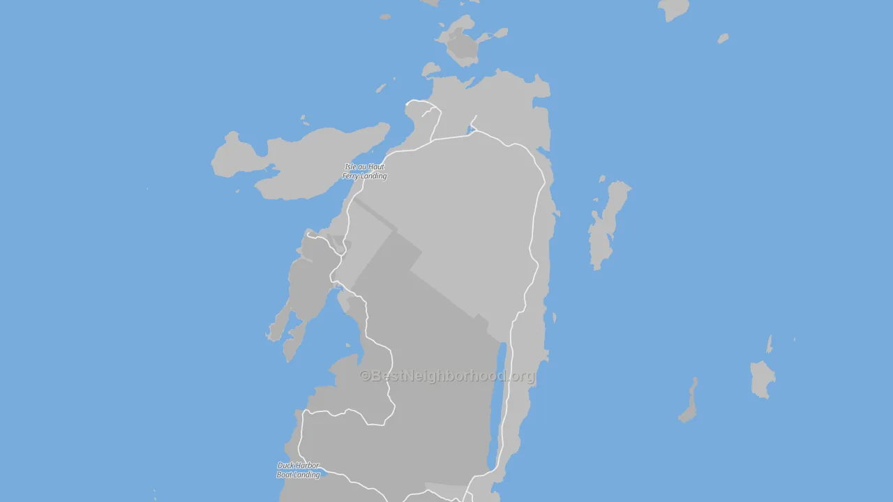 Transit Grade map of 04645, ME