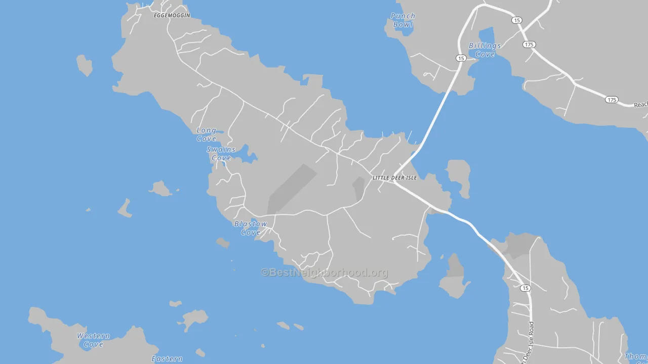 Transit Grade map of 04650, ME