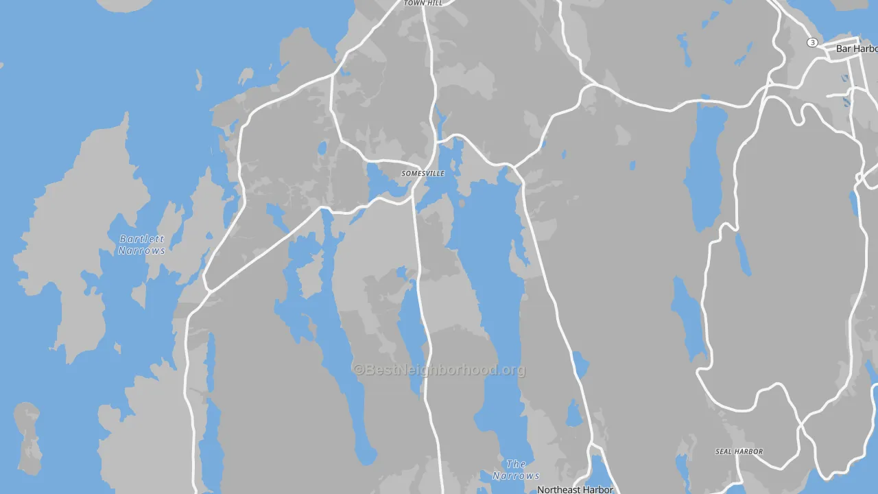 Transit Grade map of 04660, ME