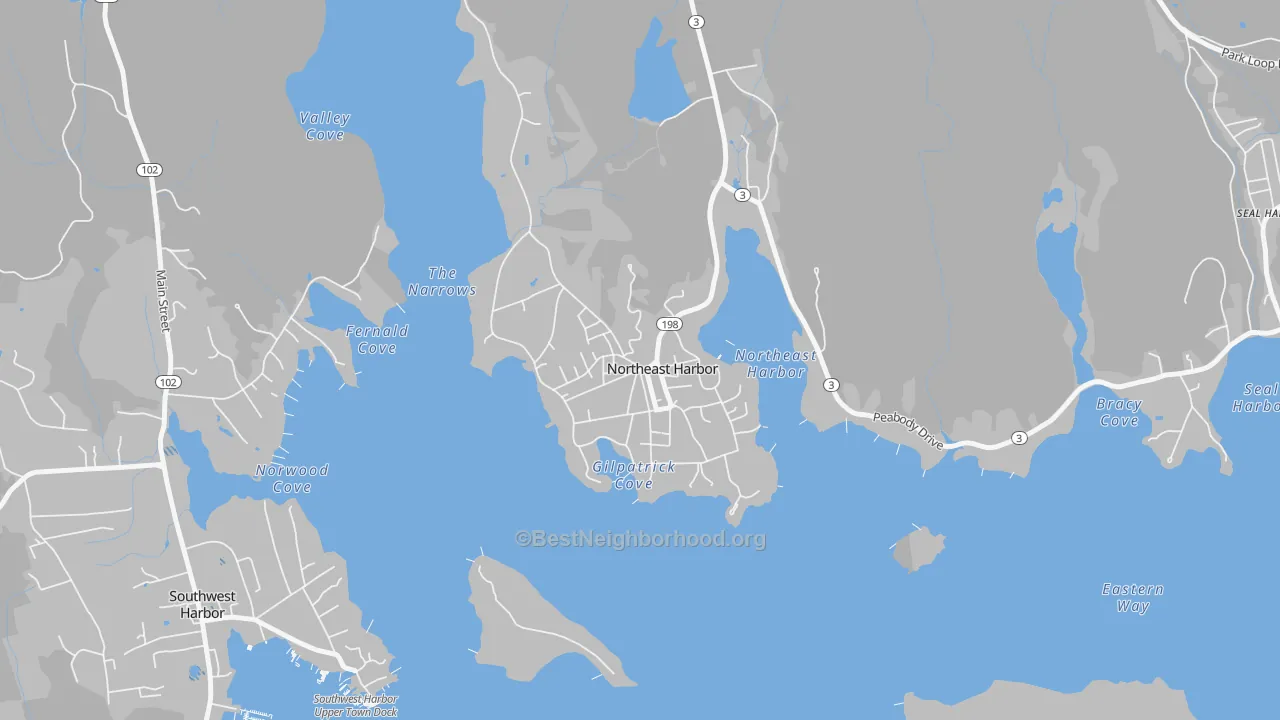Transit Grade map of 04662, ME
