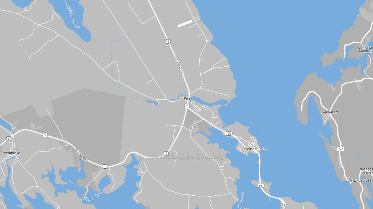 Transit Grade map of 04667, ME