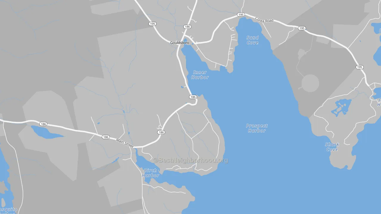 Transit Grade map of 04669, ME