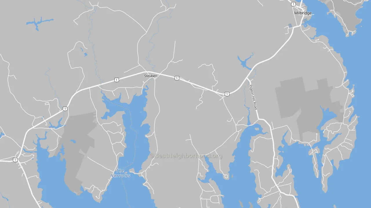 Transit Grade map of 04680, ME