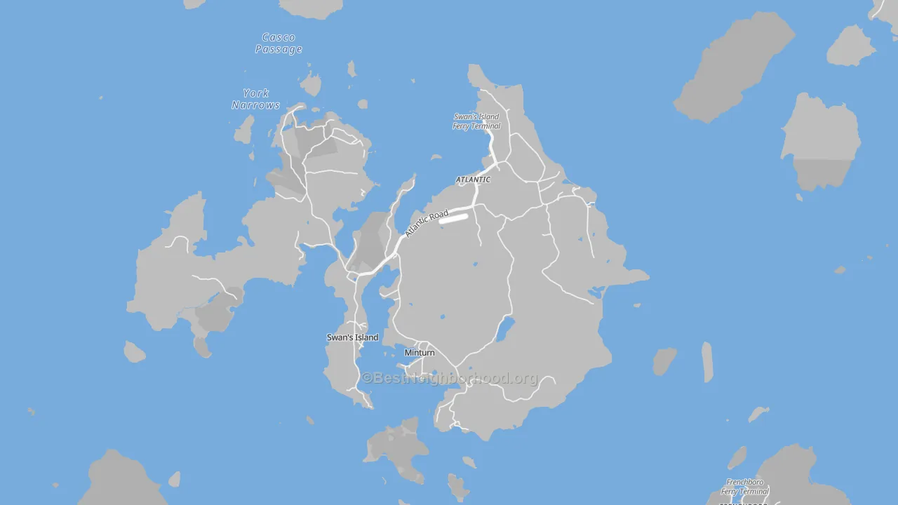 Transit Grade map of 04685, ME