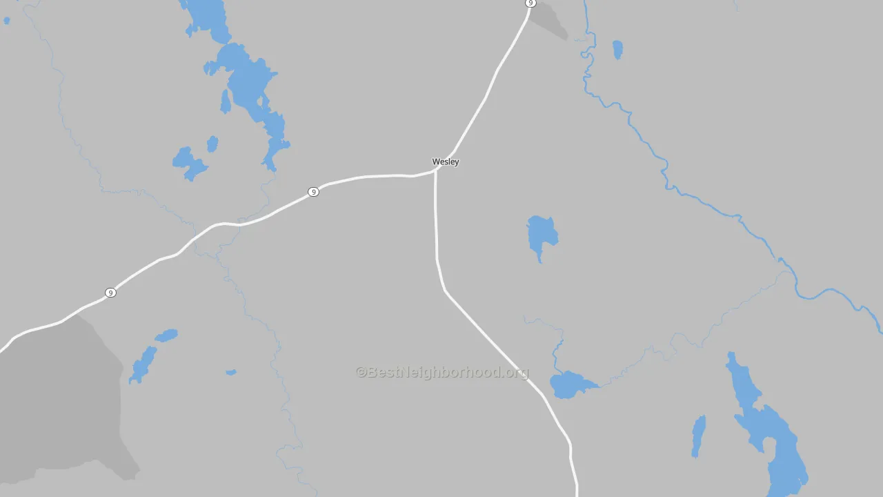 Transit Grade map of 04686, ME