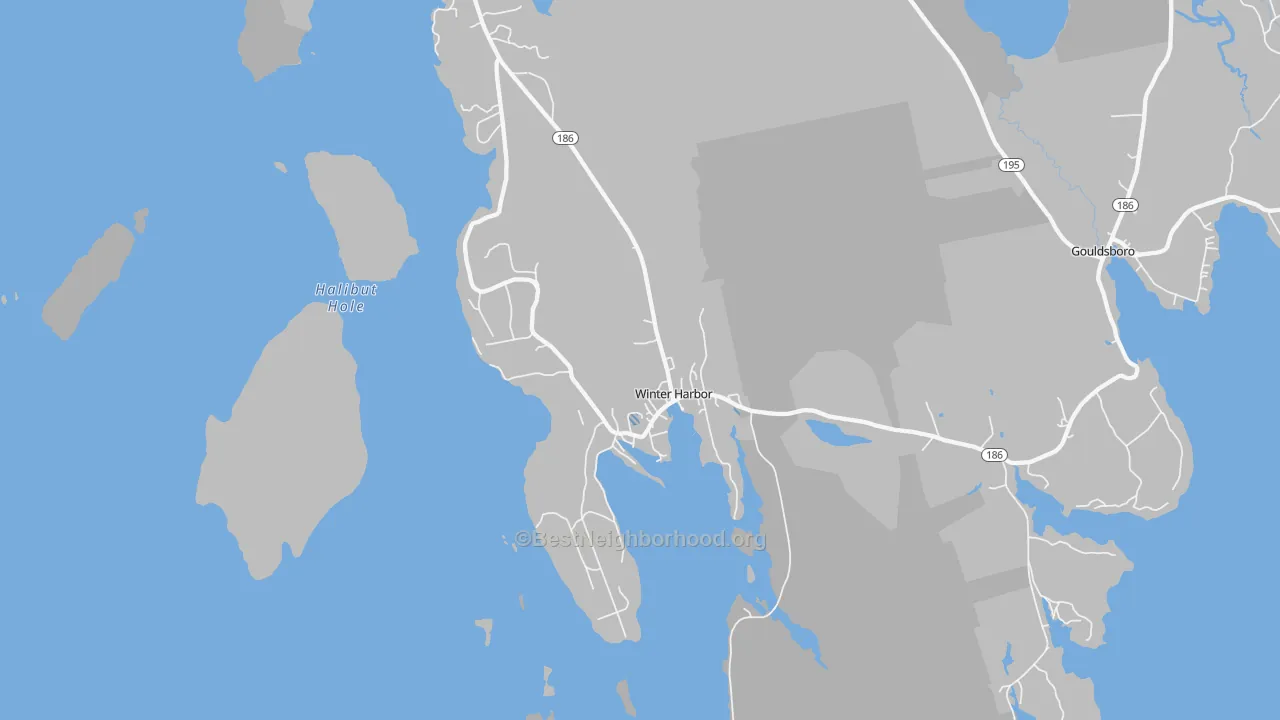 Transit Grade map of 04693, ME