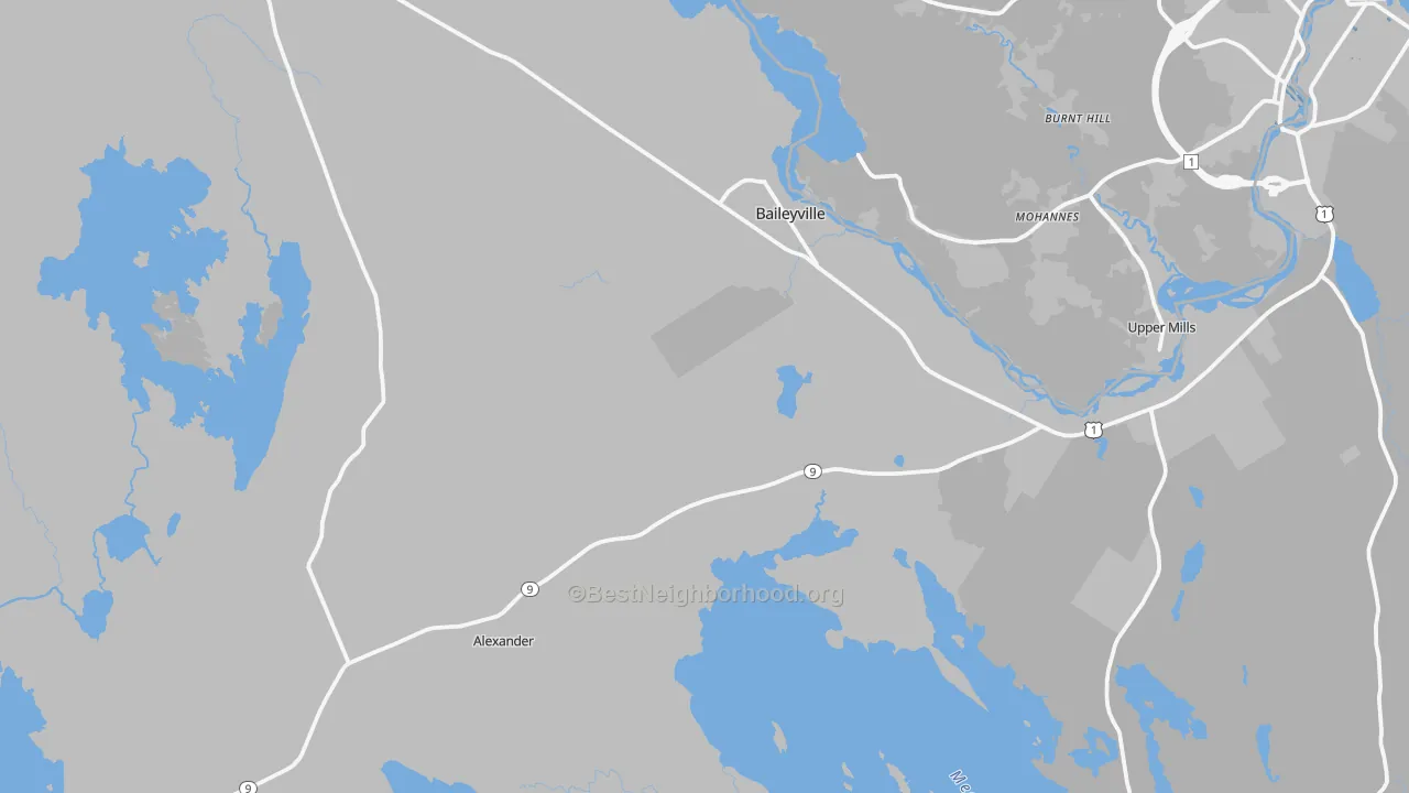 Transit Grade map of 04694, ME
