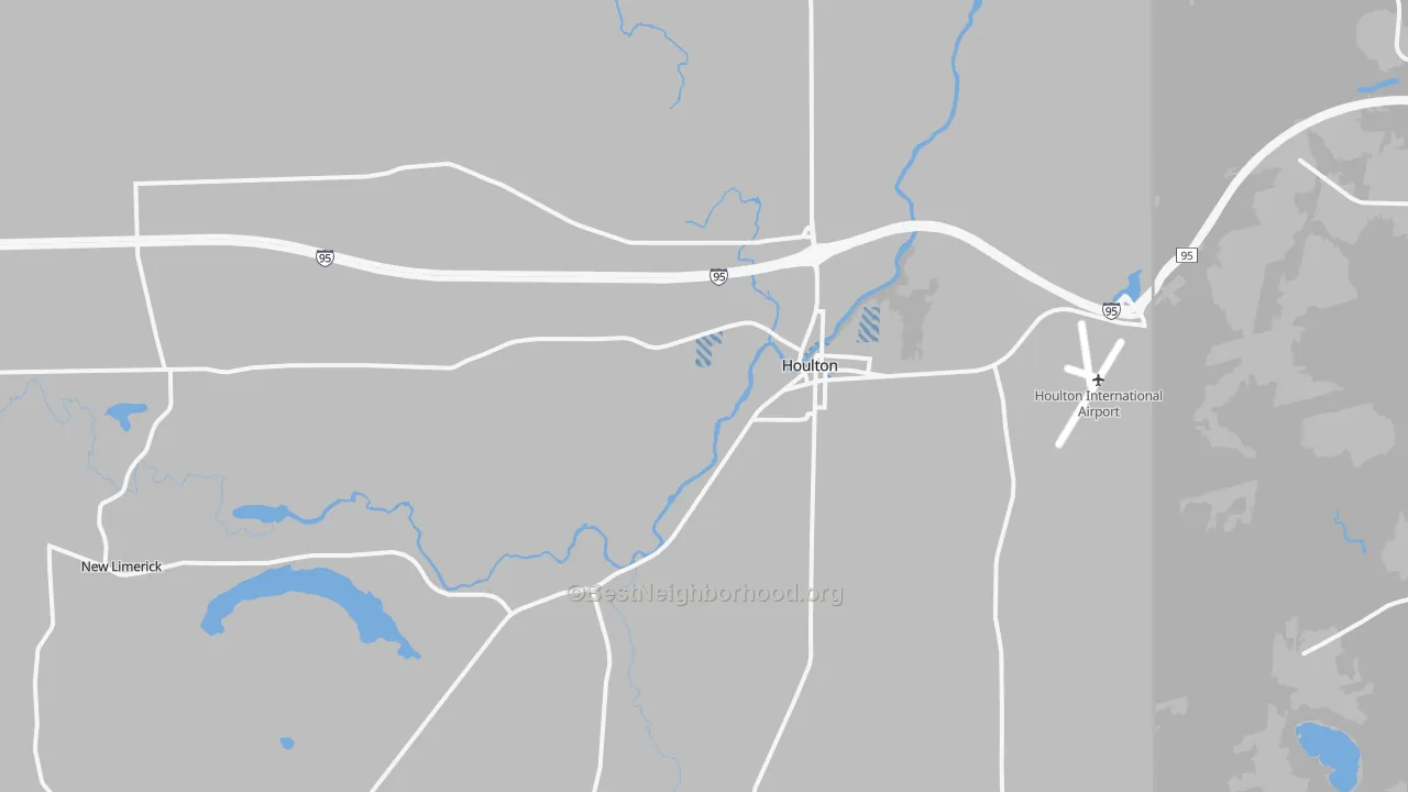 Transit Grade map of 04730, ME