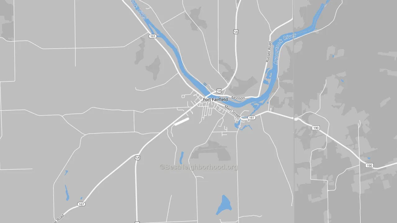 Transit Grade map of 04742, ME