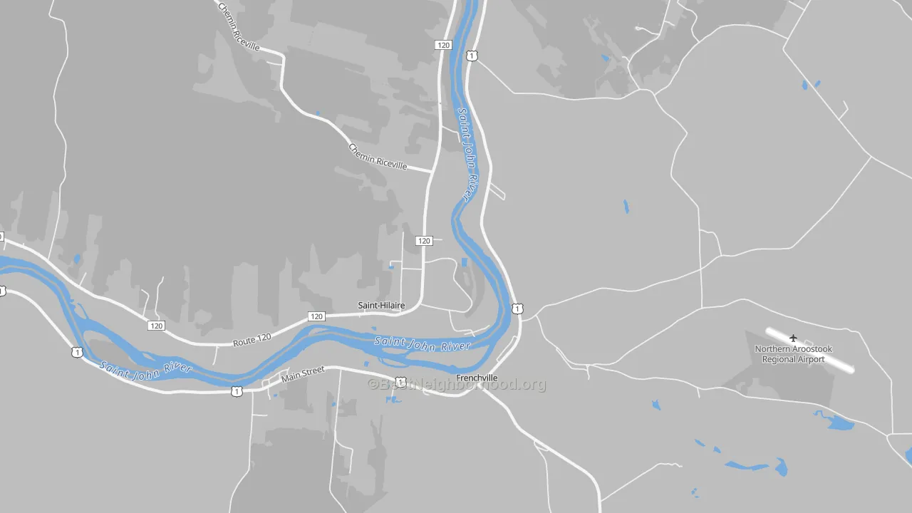 Transit Grade map of 04745, ME