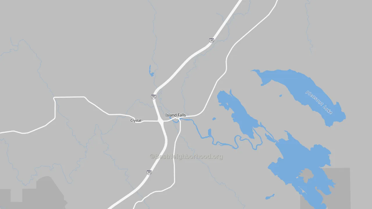 Transit Grade map of 04747, ME