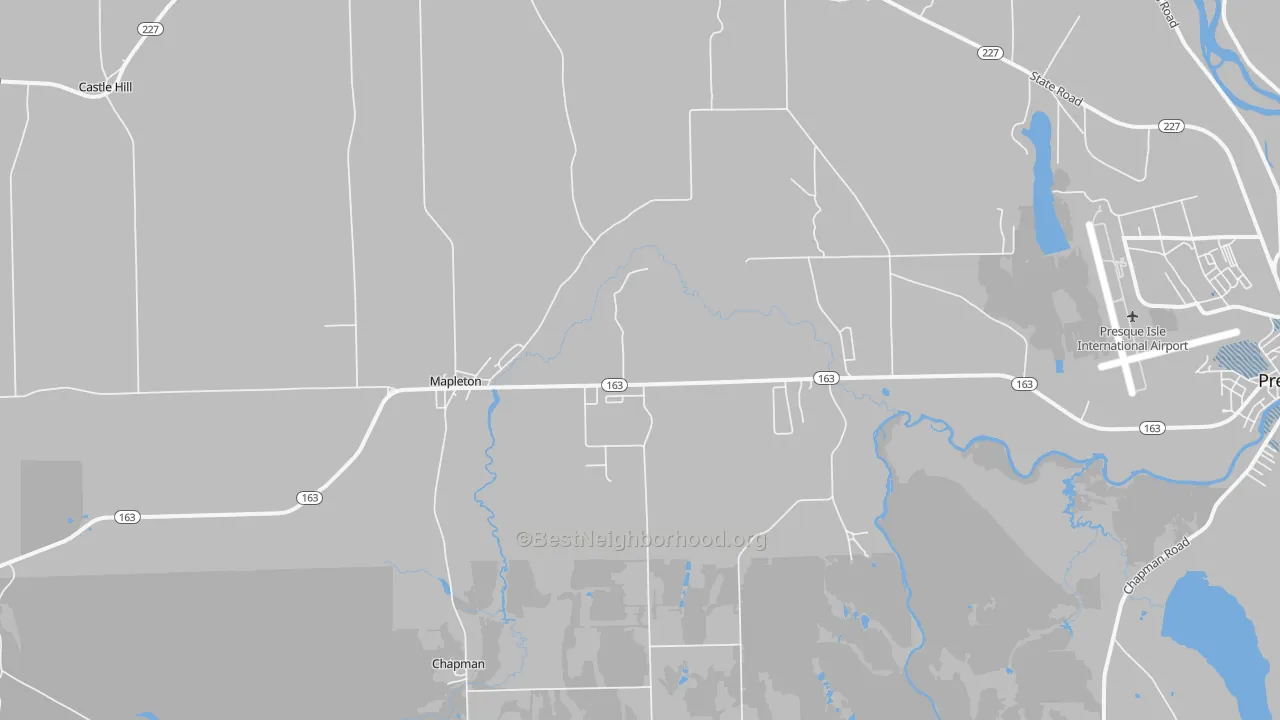 Transit Grade map of 04757, ME