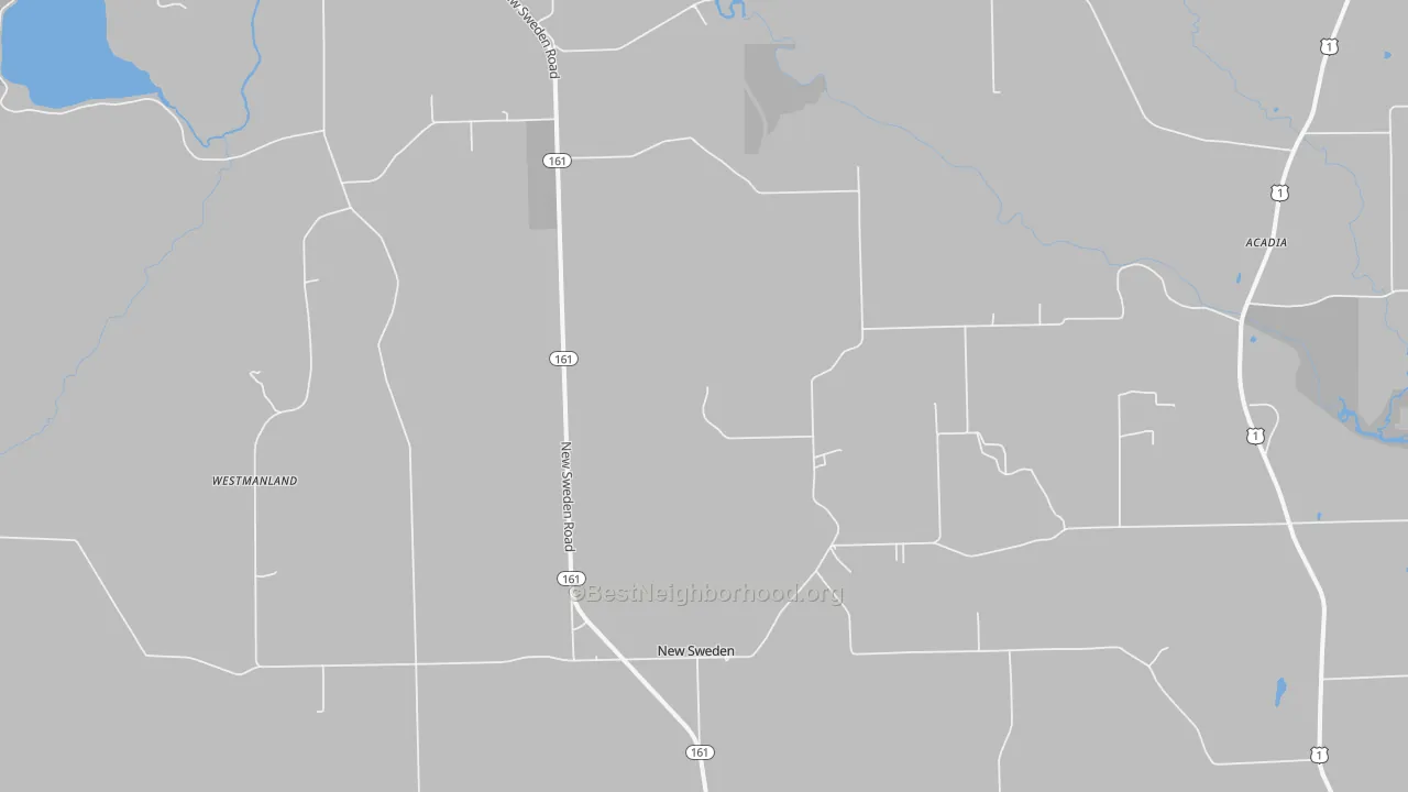 Transit Grade map of 04762, ME