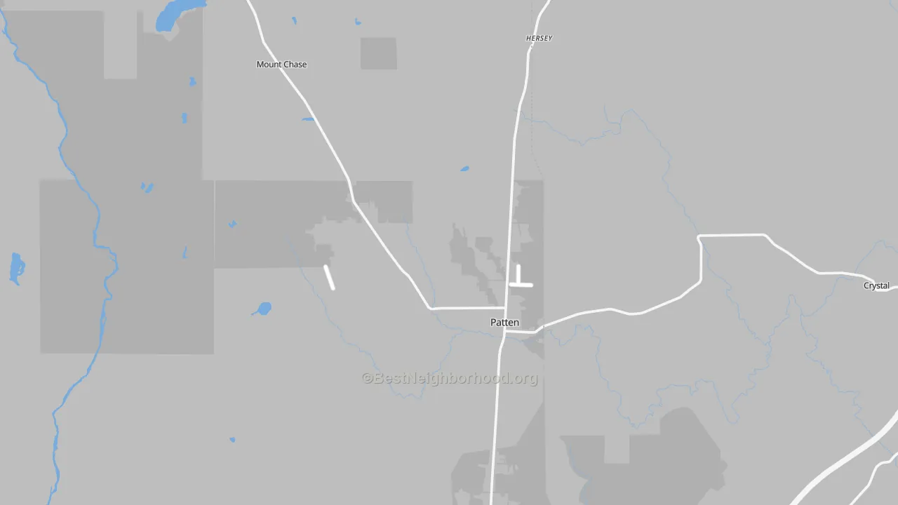 Transit Grade map of 04765, ME