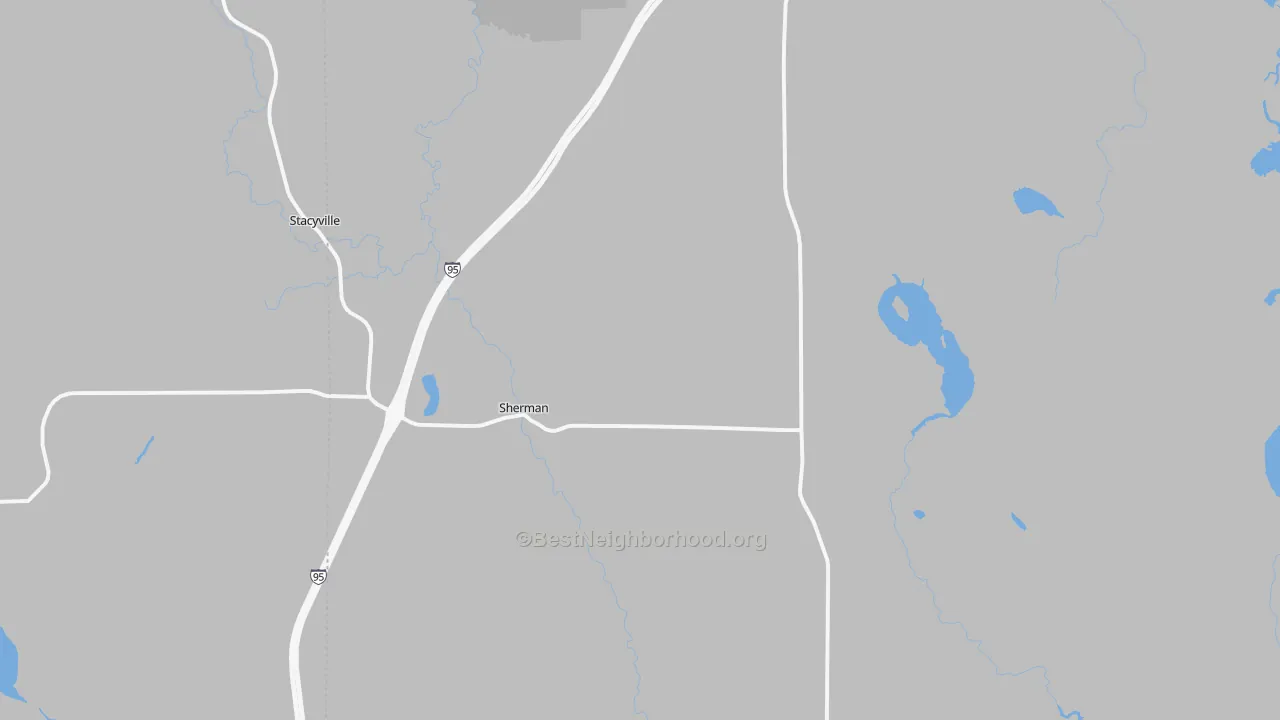 Transit Grade map of 04776, ME