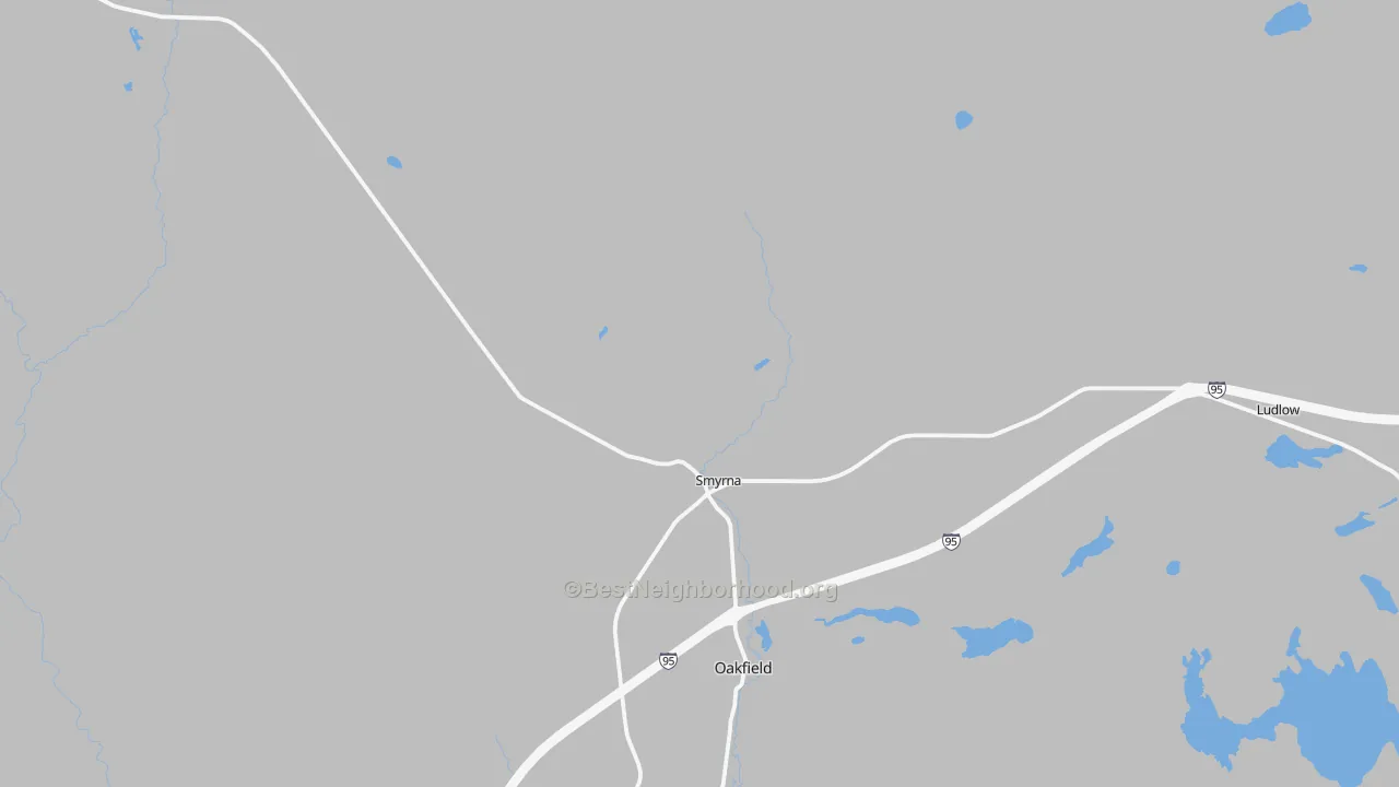 Transit Grade map of 04780, ME
