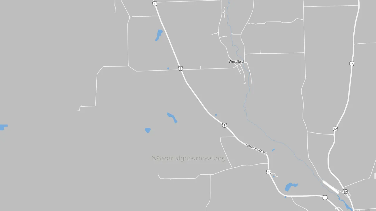 Transit Grade map of 04787, ME