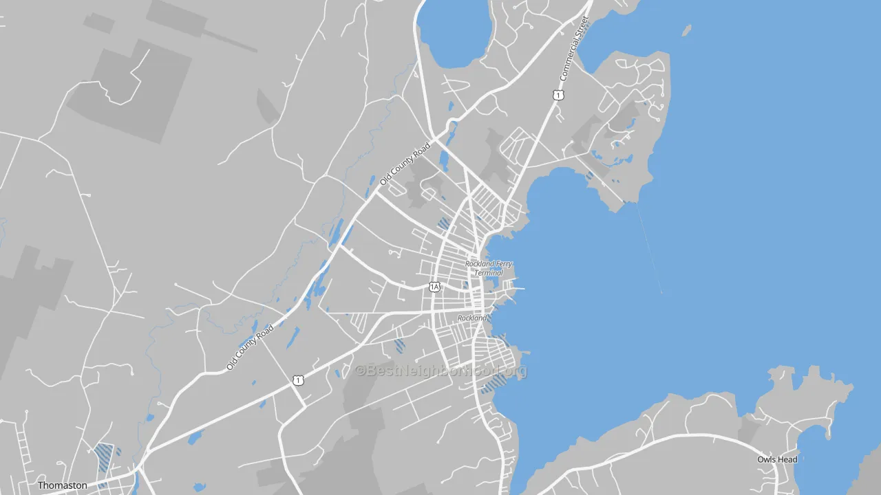 Transit Grade map of 04841, ME