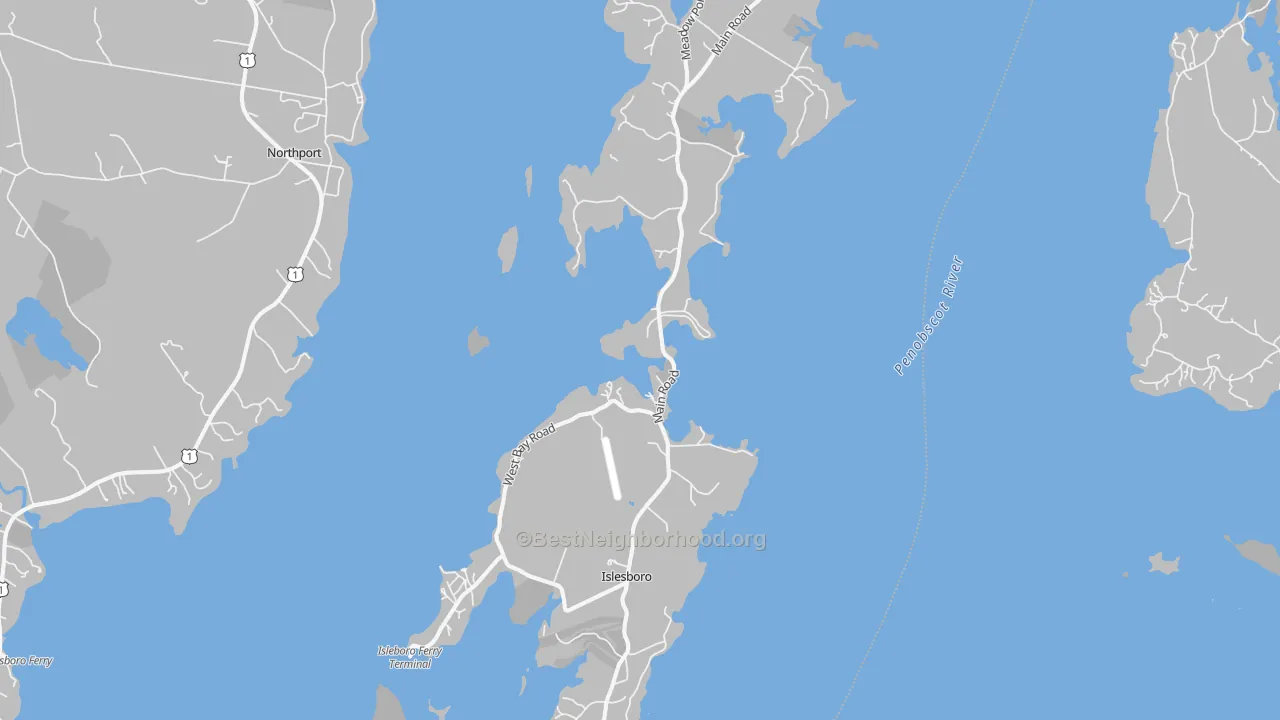 Transit Grade map of 04848, ME