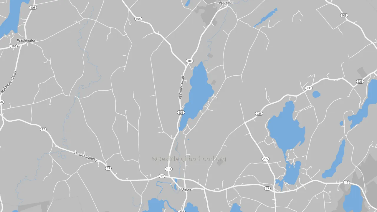 Transit Grade map of 04862, ME