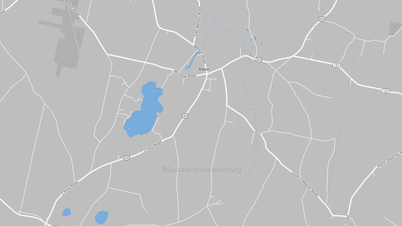 Transit Grade map of 04910, ME