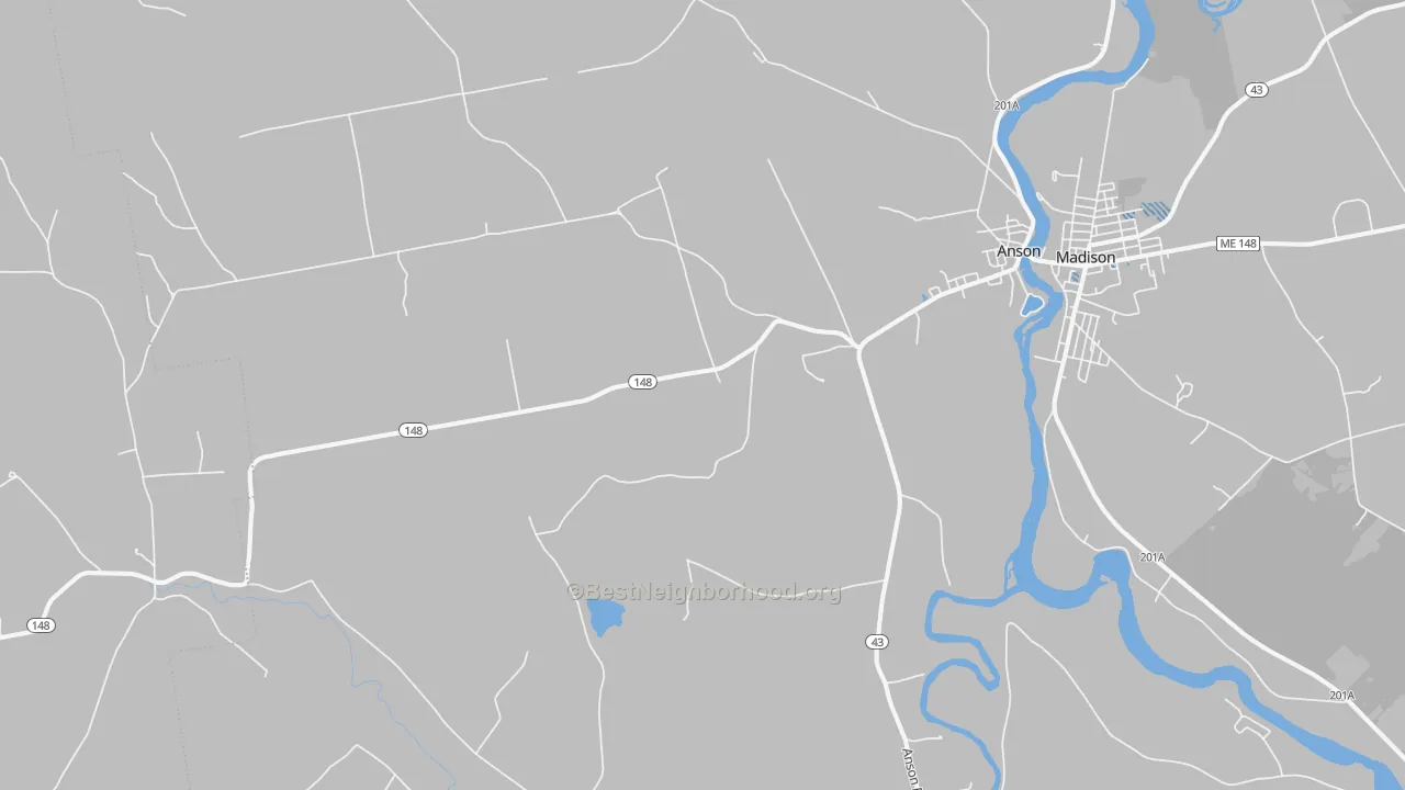Transit Grade map of 04911, ME