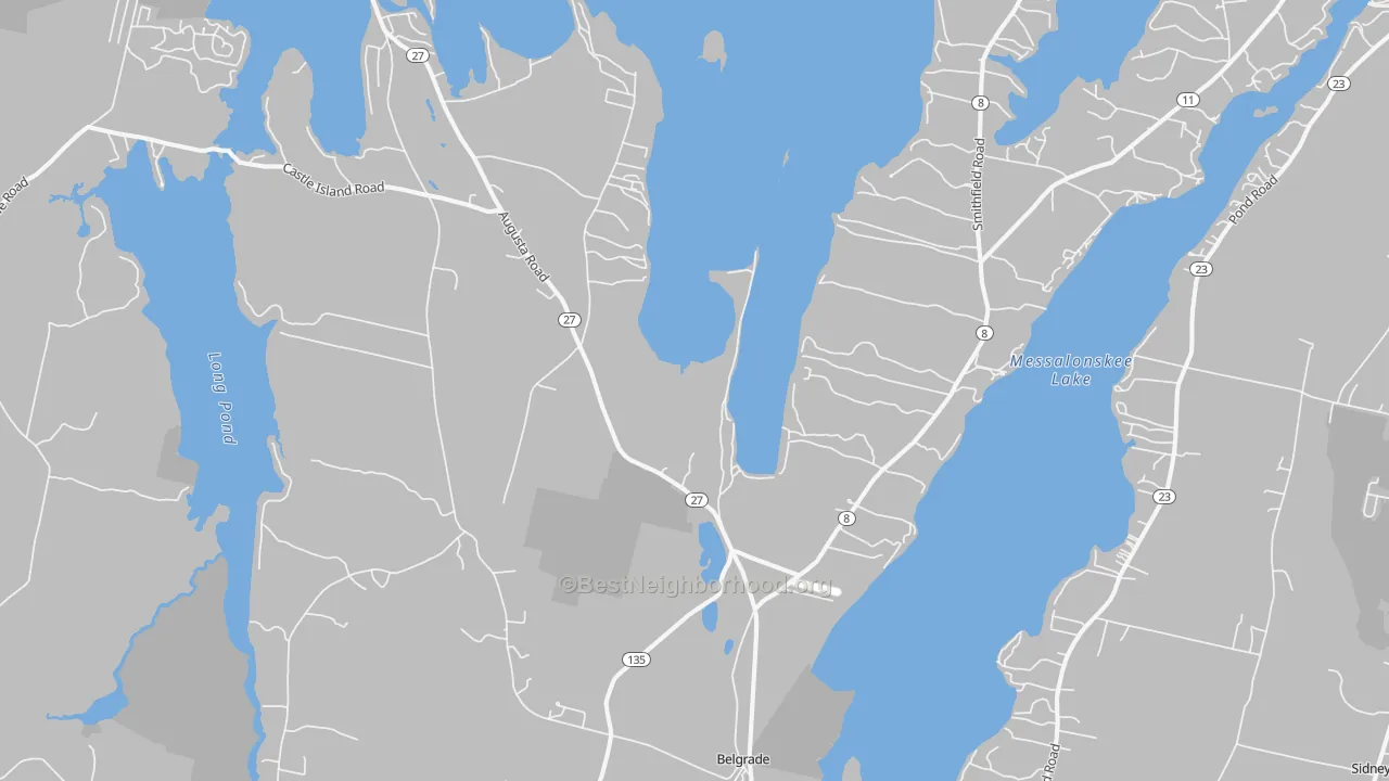 Transit Grade map of 04917, ME
