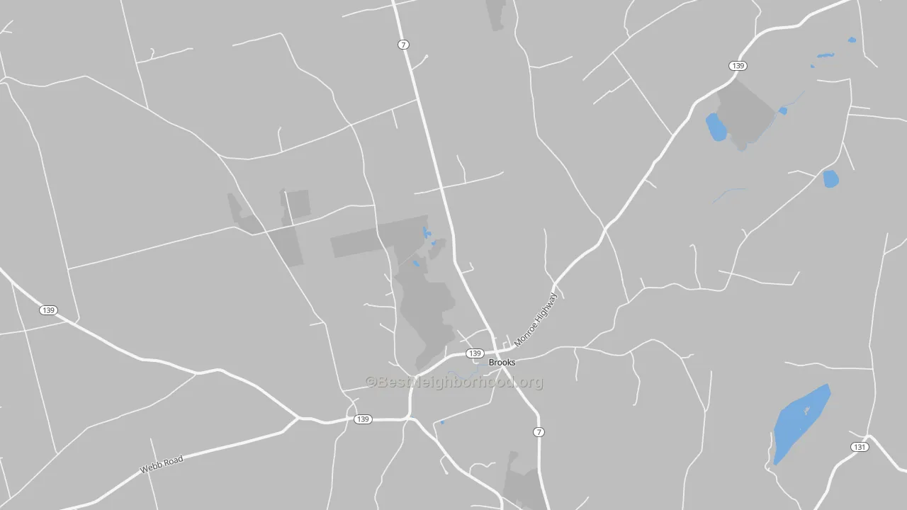 Transit Grade map of 04921, ME