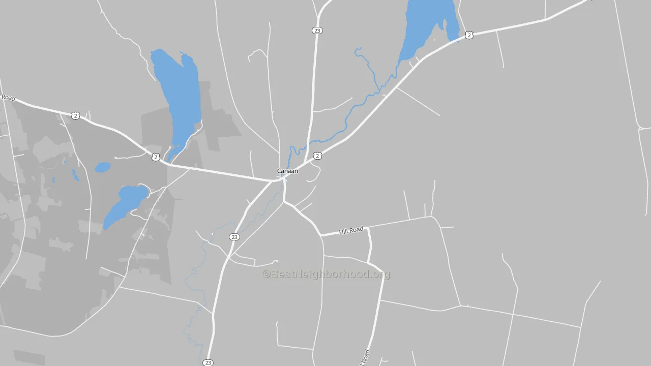 Transit Grade map of 04924, ME