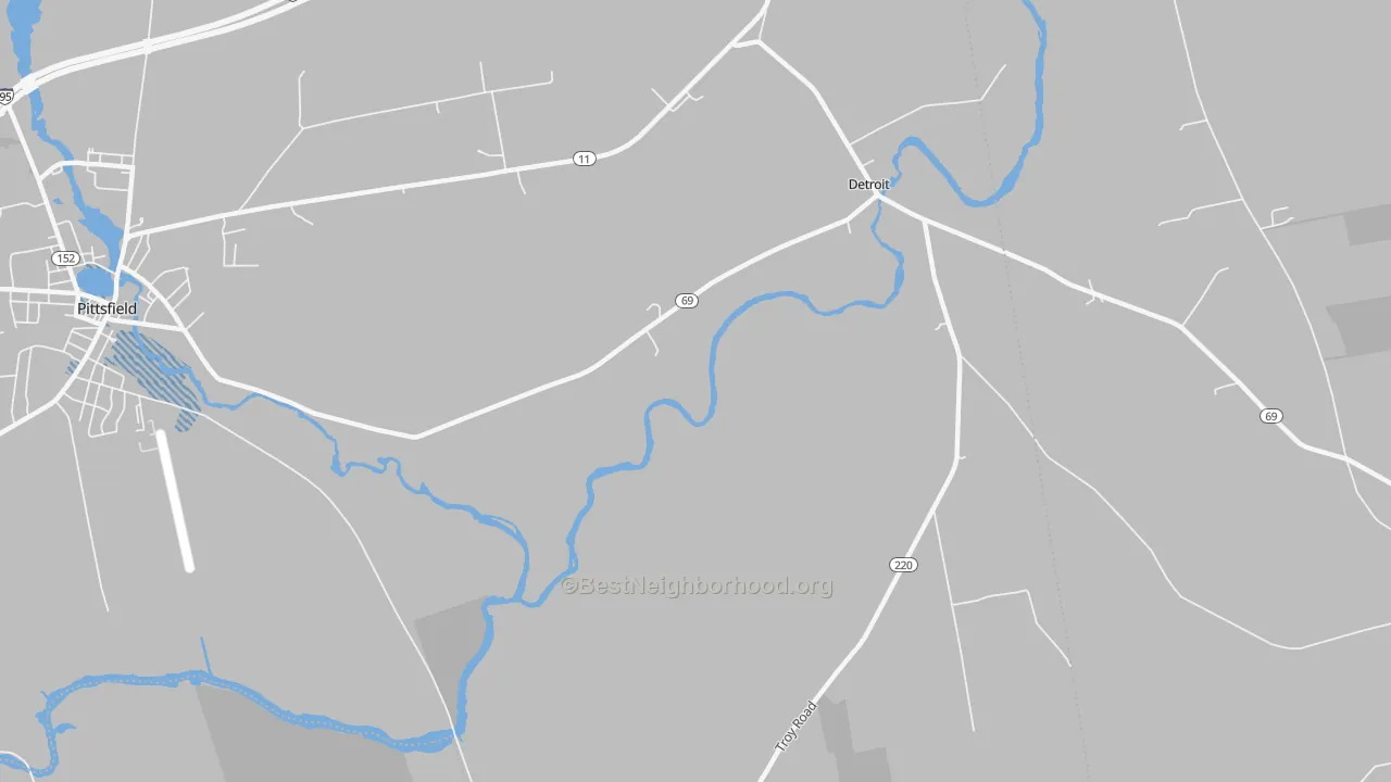 Transit Grade map of 04929, ME
