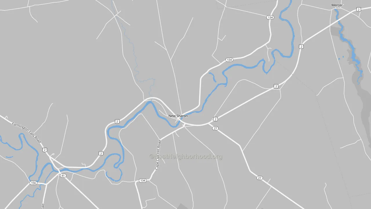 Transit Grade map of 04955, ME