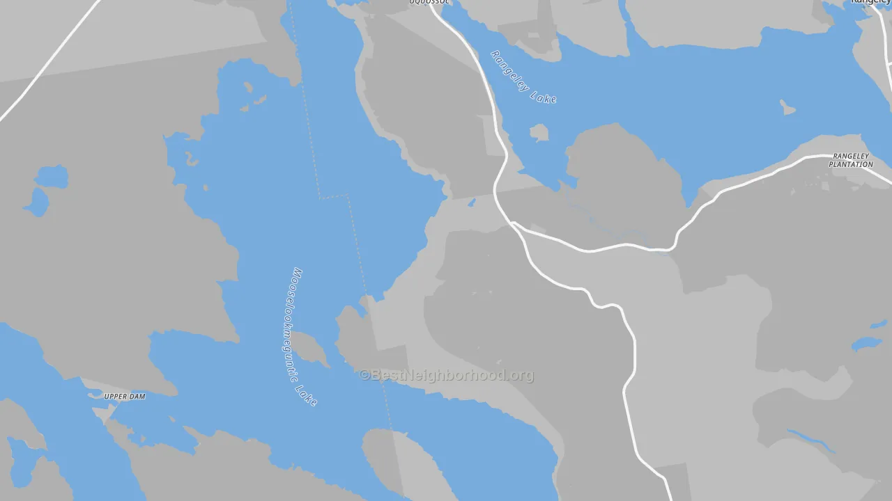 Transit Grade map of 04964, ME