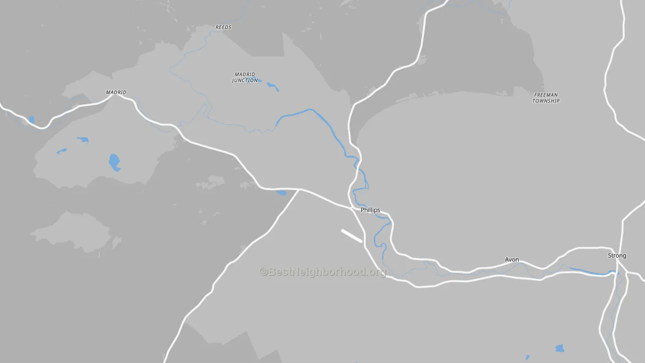 Transit Grade map of 04966, ME