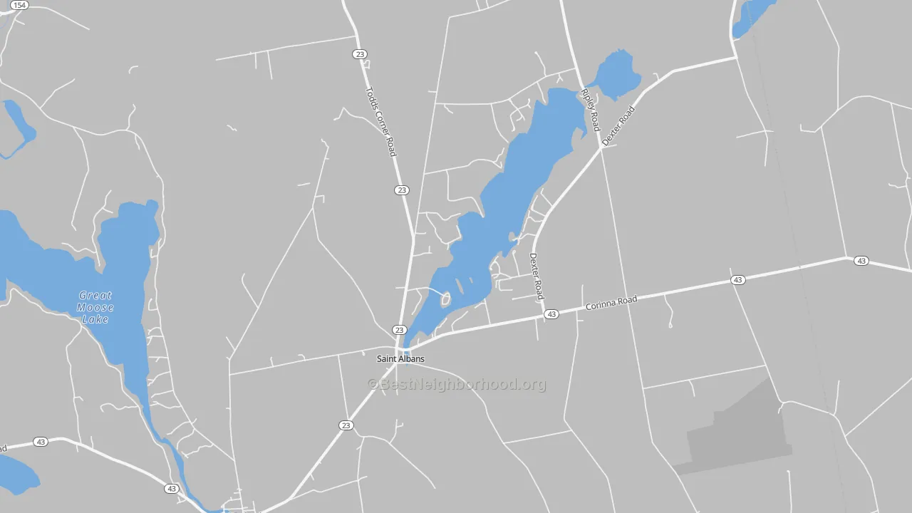 Transit Grade map of 04971, ME