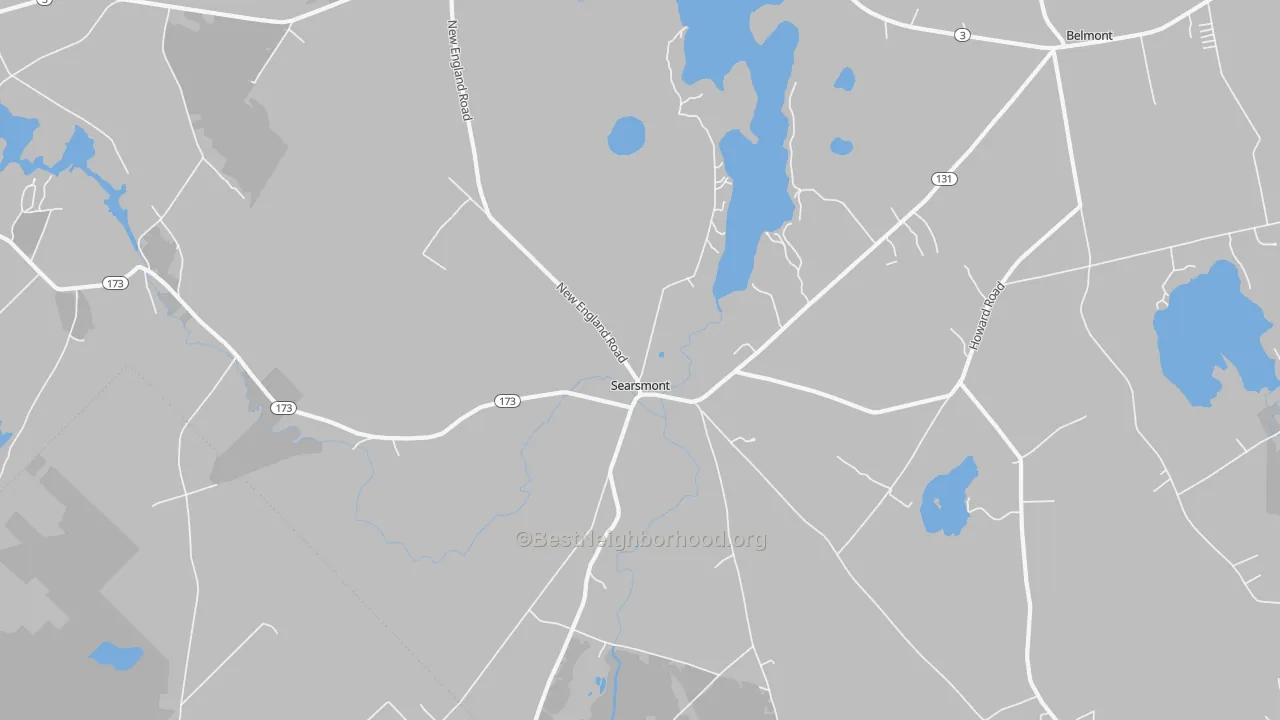 Transit Grade map of 04973, ME