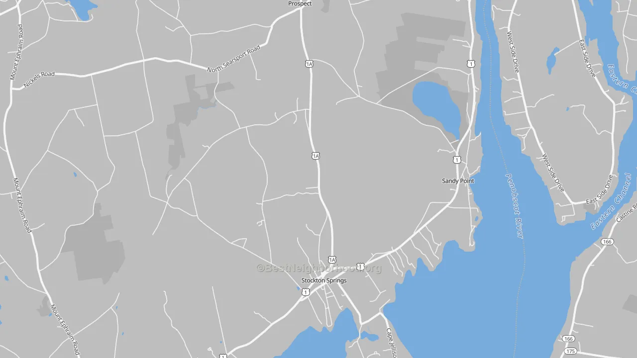 Transit Grade map of 04981, ME