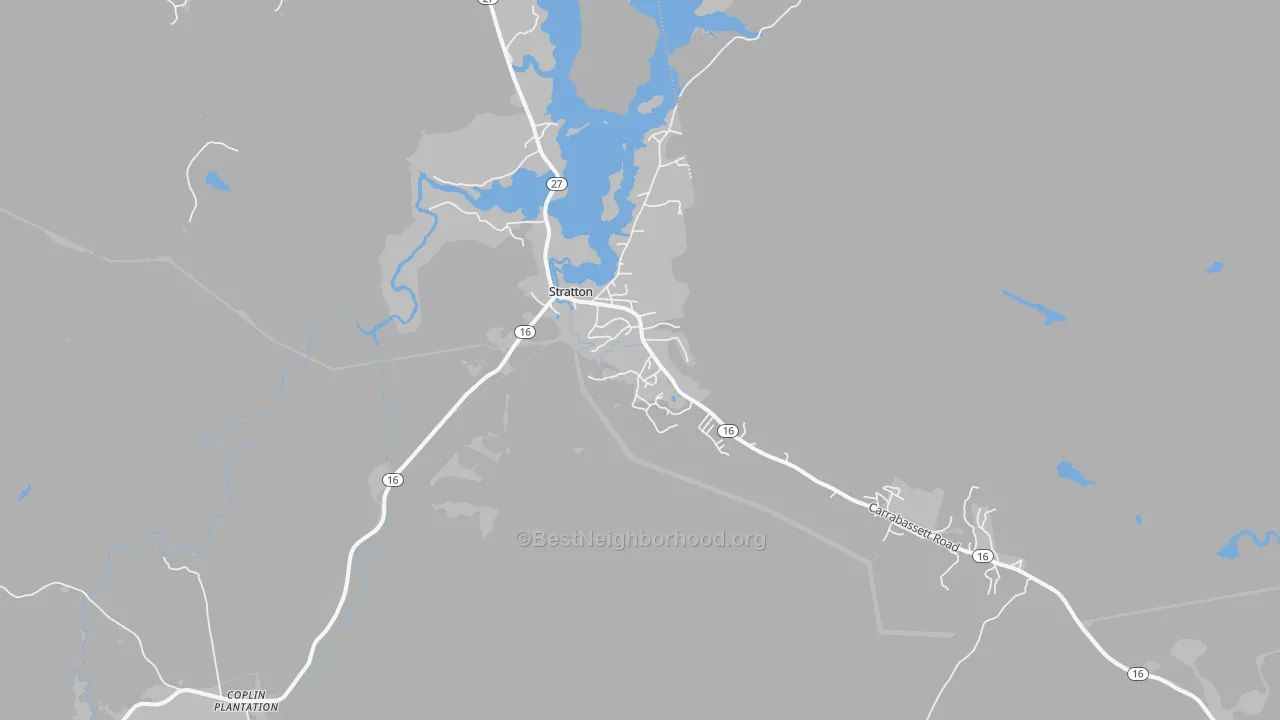 Transit Grade map of 04982, ME