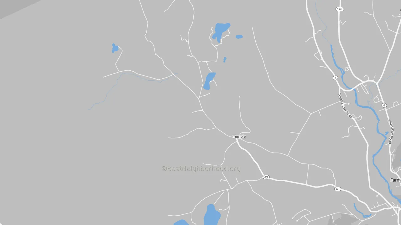 Transit Grade map of 04984, ME