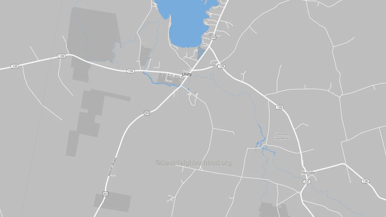 Transit Grade map of 04988, ME