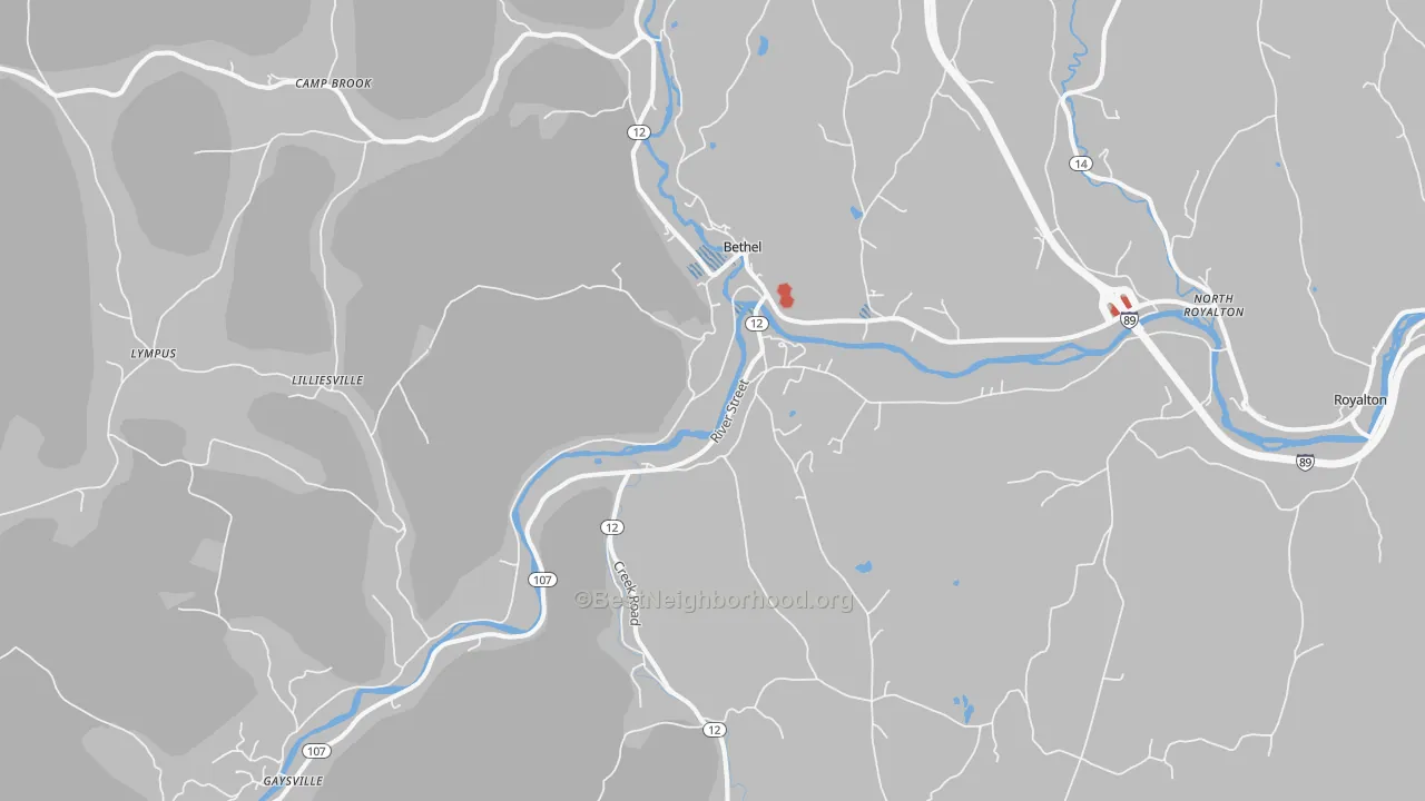 Transit Grade map of 05032, VT