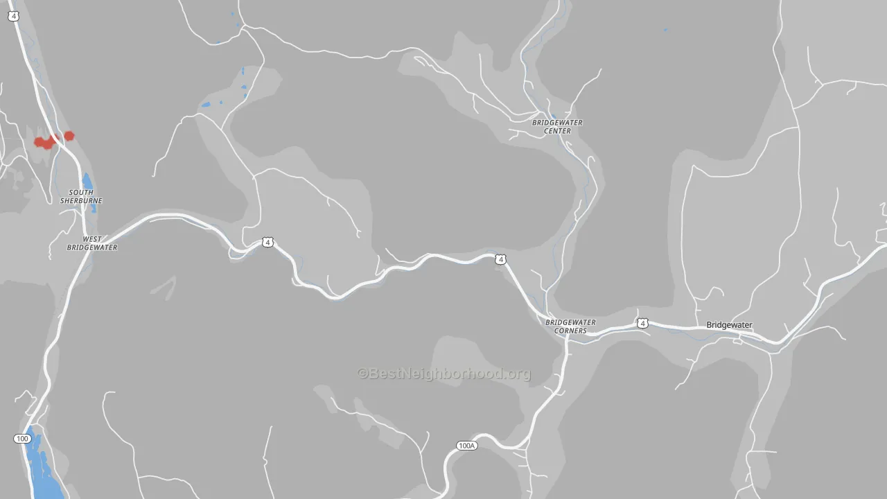 Transit Grade map of 05035, VT