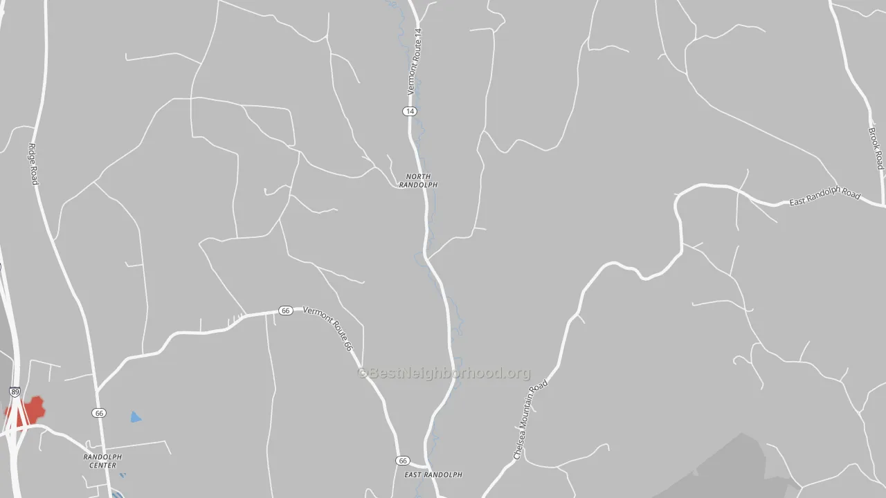 Transit Grade map of 05041, VT