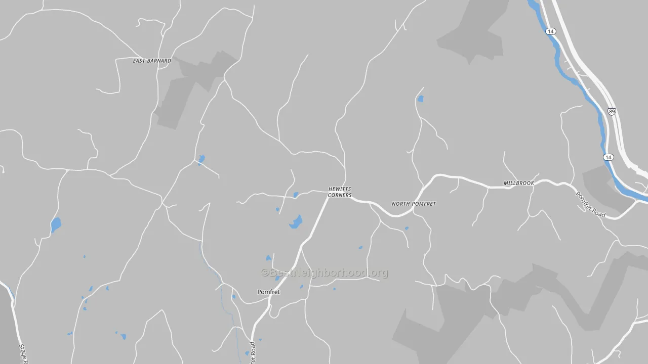 Transit Grade map of 05053, VT