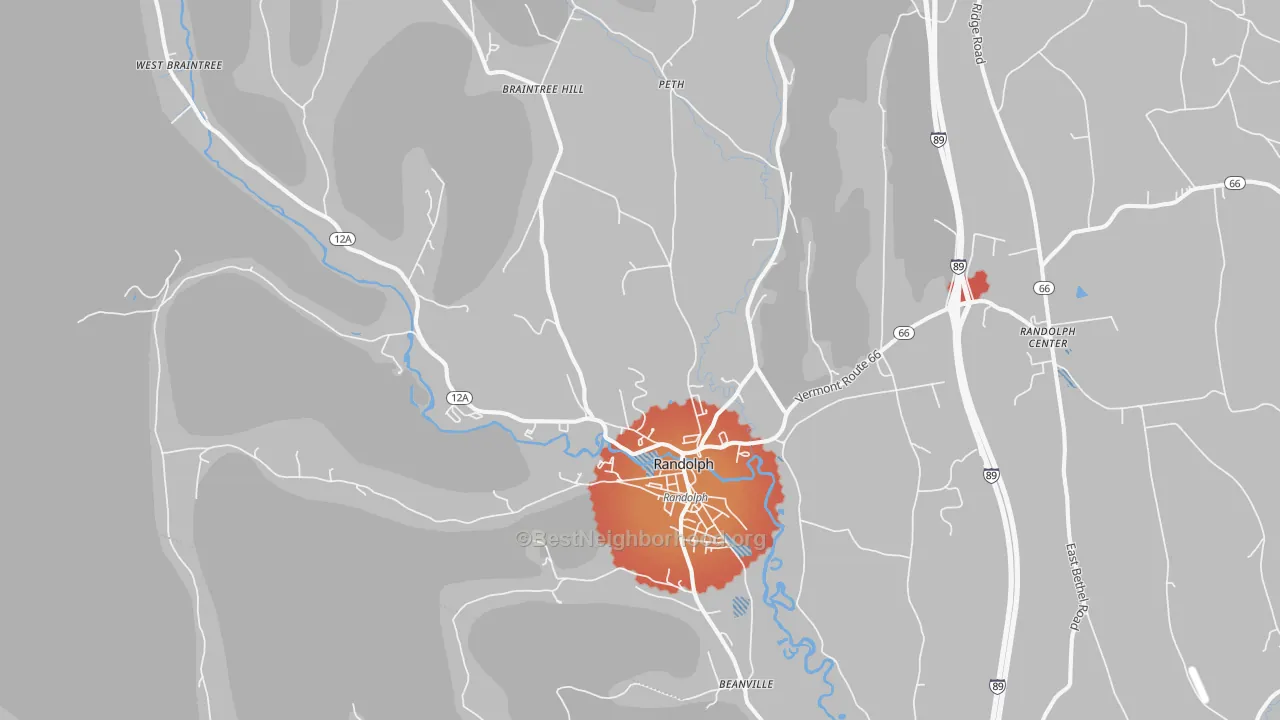Transit Grade map of 05060, VT
