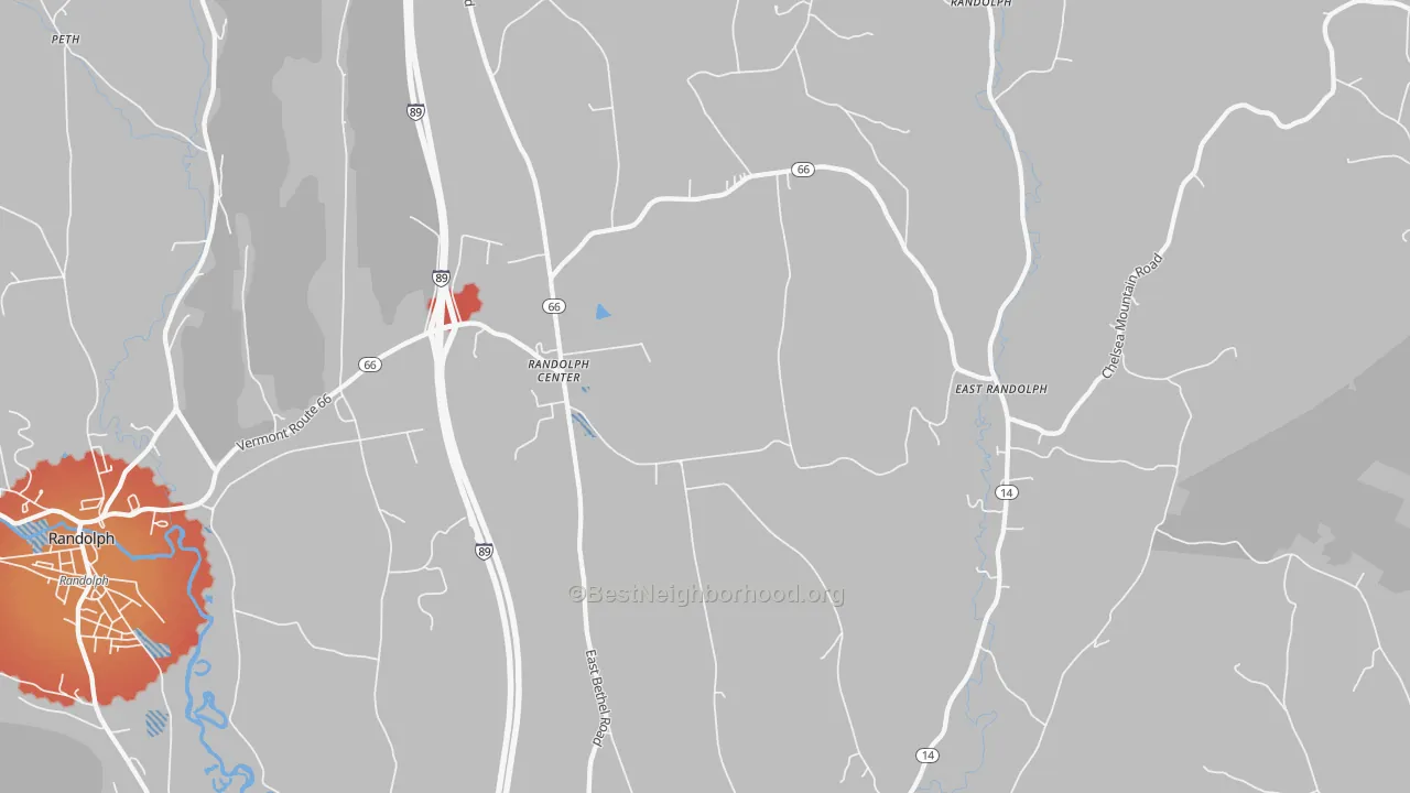 Transit Grade map of 05061, VT
