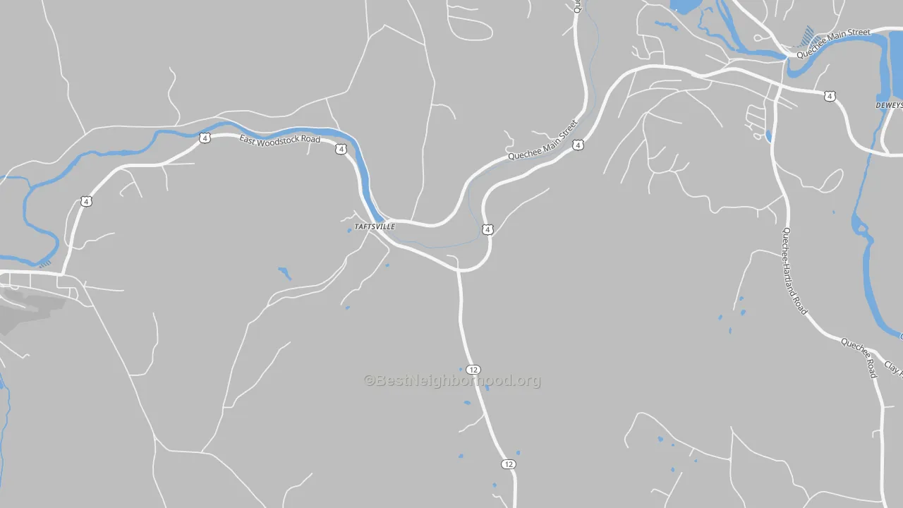 Transit Grade map of 05073, VT
