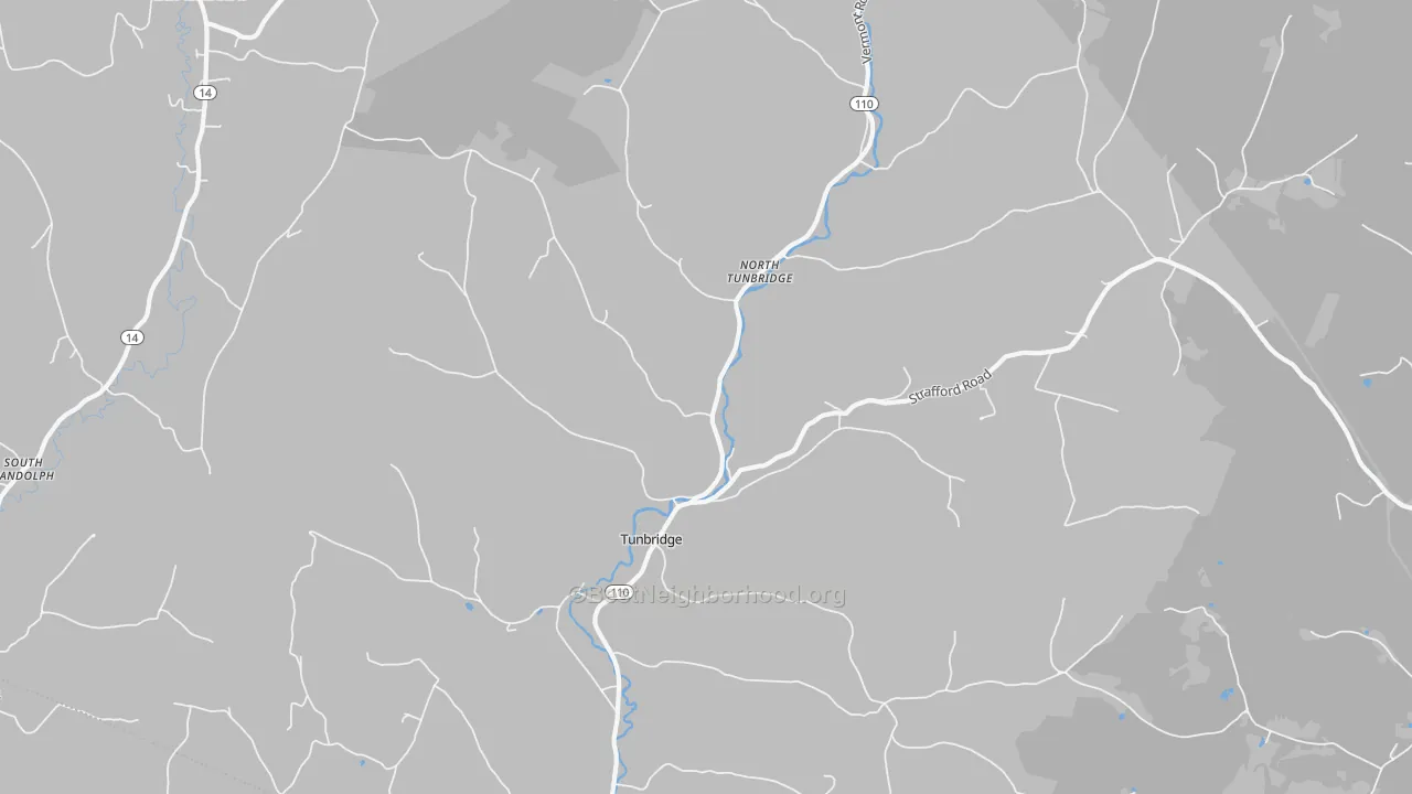 Transit Grade map of 05077, VT