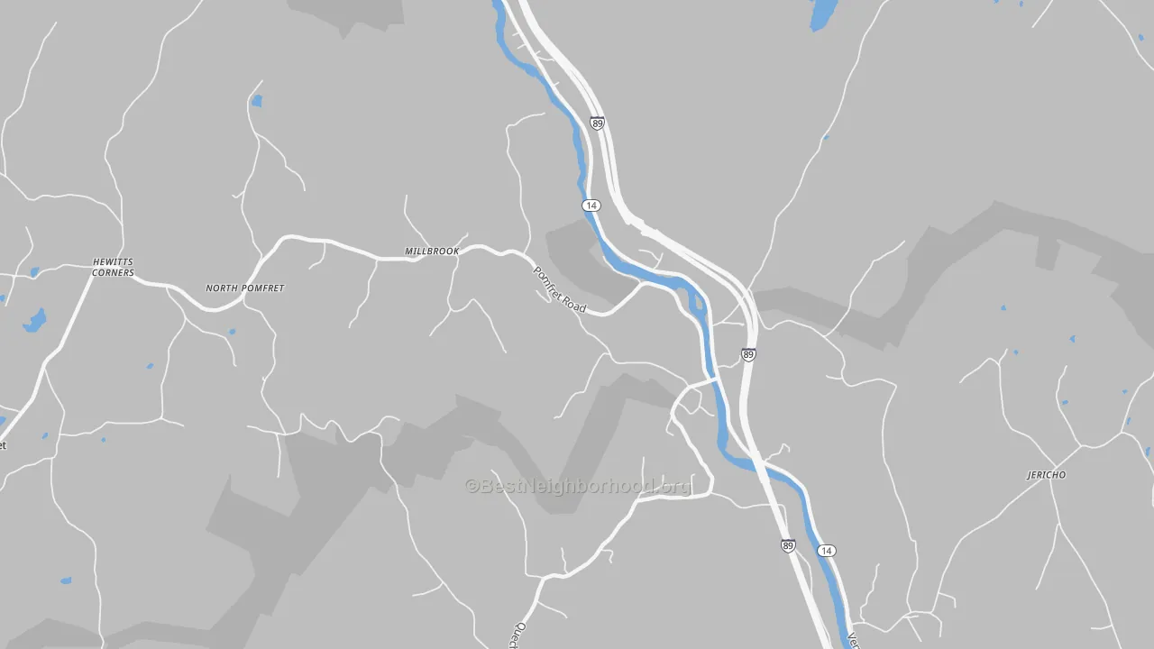Transit Grade map of 05084, VT