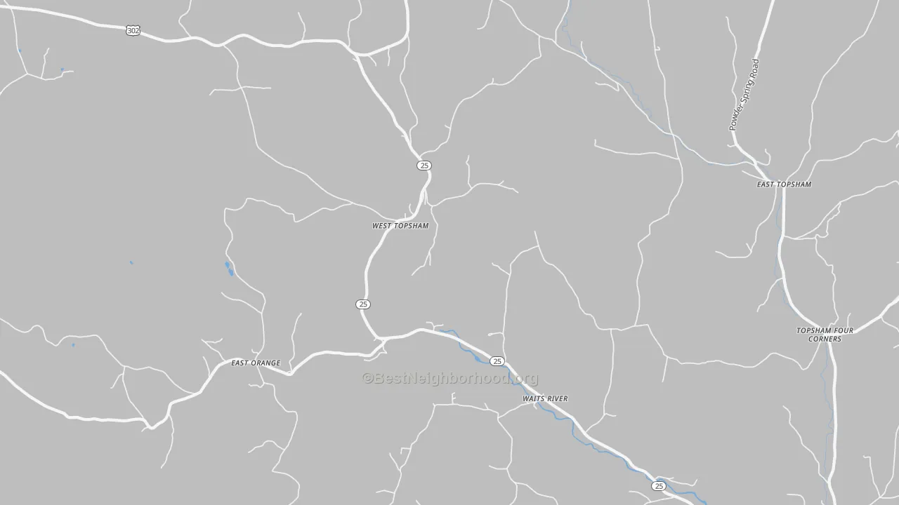 Transit Grade map of 05086, VT