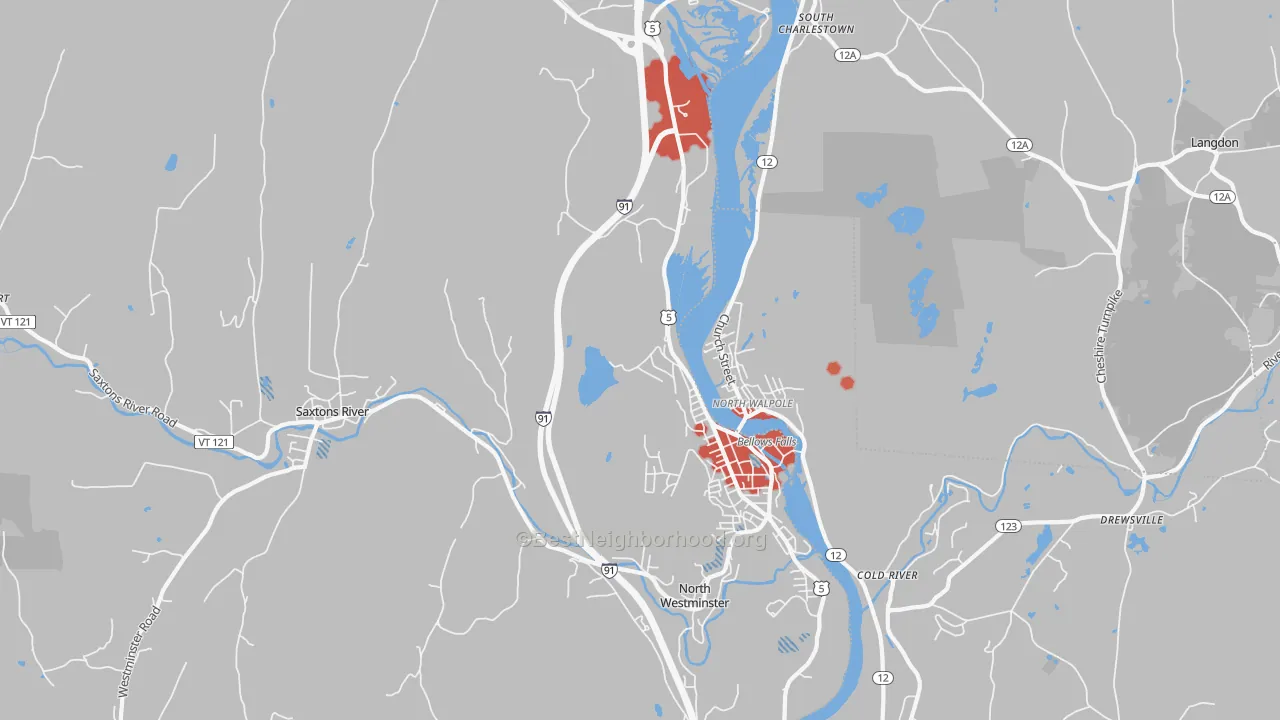 Transit Grade map of 05101, VT
